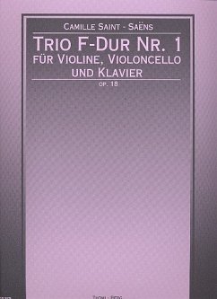 Cover Trio F-Dur Nr.1 op.18 für Violine, Violoncello und Klavier Stimmen