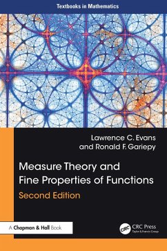 Measure Theory and Fine Properties of Functions (eBook, PDF) - Evans, Lawrence C.