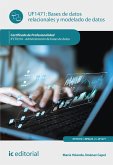 Bases de datos relacionales y modelado de datos. IFCT0310 (eBook, ePUB)