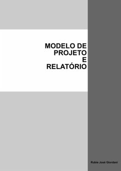 Cover Modelo De Projeto E Relatório (eBook, PDF)