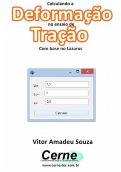 Cover Calculando A Deformação No Ensaio De Tração Com Base No Lazarus (eBook, PDF)