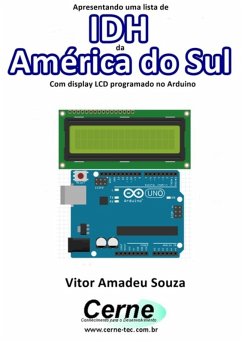 Apresentando Uma Lista De Idh Da América Do Sul Com Display Lcd Programado No Arduino (eBook, PDF) - Souza, Vitor Amadeu