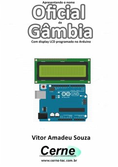 Cover Apresentando O Nome Oficial De Gâmbia Com Display Lcd Programado No Arduino (eBook, PDF)