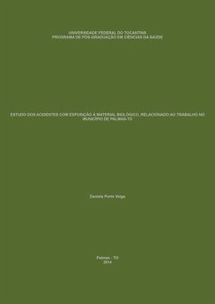 Cover Estudo Dos Acidentes Com Exposição À Material Biológico, Relacionado Ao Trabalho No Município De Palmas-to (eBook, PDF)