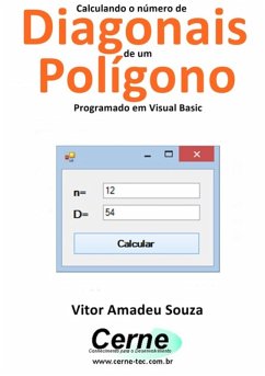 Cover Calculando O Número De Diagonais De Um Polígono Programado Em Visual Basic (eBook, PDF)
