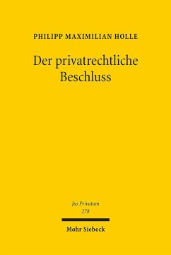Cover Der privatrechtliche Beschluss (eBook, PDF)