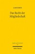 Das Recht der Mitgliedschaft (eBook,... - Bild 1