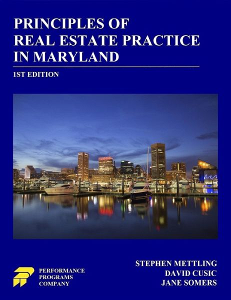 Principles of Real Estate Practice in Maryland: 1st Edition (eBook, ePUB)