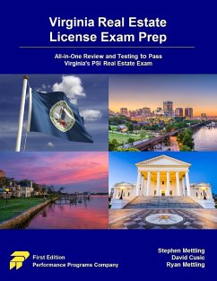 Virginia Real Estate License Exam Prep: All-in-One Review and Testing to Pass Virginia's PSI Real Estate Exam (eBook, ePUB) - Mettling, Stephen; Cusic, David; Mettling, Ryan