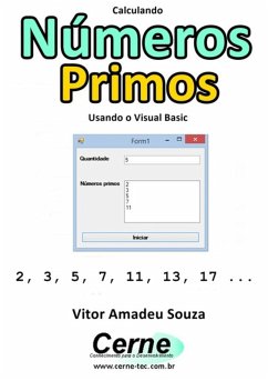 Cover Calculando Números Primos Usando O Visual Basic (eBook, PDF)