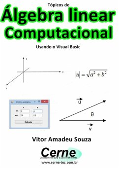 Cover Tópicos De Álgebra Linear Computacional Usando O Visual Basic (eBook, PDF)