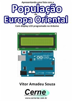 Cover Apresentando Uma Lista Com A População Da Europa Oriental Com Display Lcd Programado No Arduino (eBook, PDF)