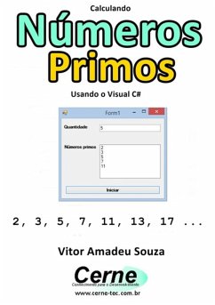 Cover Calculando Números Primos Usando O Visual C# (eBook, PDF)