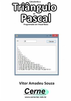 Cover Calculando O Triângulo De Pascal Programado Em Visual Basic (eBook, PDF)