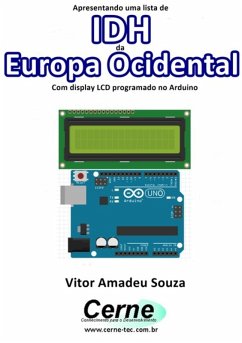 Cover Apresentando Uma Lista De Idh Da Europa Ocidental Com Display Lcd Programado No Arduino (eBook, PDF)