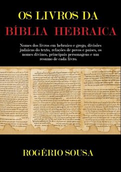 Cover Os Livros Da Bíblia Hebraica (eBook, PDF)
