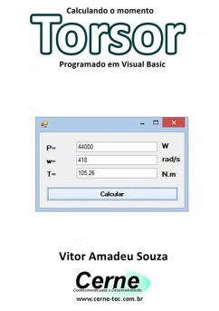 Calculando O Momento Torsor Programado Em Visual Basic (eBook, PDF) - Souza, Vitor Amadeu