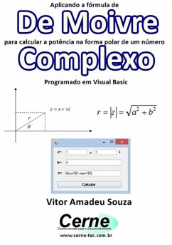 Aplicando A Fórmula De De Moivre Para Calcular A Potência Na Forma Polar De Um Número Complexo Programado Em Visual Basic (eBook, PDF) - Souza, Vitor Amadeu