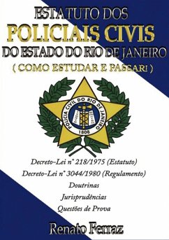 Cover Estatuto Dos Policiais Civis Do Estado Do Rj (eBook, PDF)