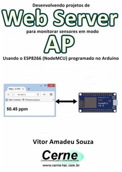 Cover Desenvolvendo Projetos De Web Server Para Monitorar Sensores Em Modo Ap Usando O Esp8266 (nodemcu) Programado No Arduino (eBook, PDF)