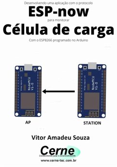 Cover Desenvolvendo Uma Aplicação Com O Protocolo Esp-now Para Monitorar Célula De Carga Com O Esp8266 Programado No Arduino (eBook, PDF)