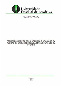 Cover Permeabilidade De Solo Arenoso E Argiloso Em Função Da Umidade De Compactação Para Uso Em Aterro (eBook, PDF)