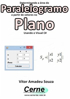 Cover Determinando A Área Do Paralelogramo A Partir De Vetores No Plano Usando O Visual C# (eBook, PDF)