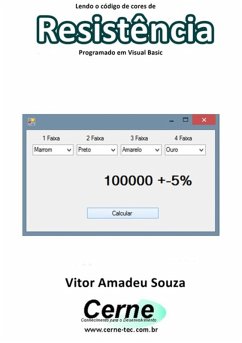 Cover Lendo O Código De Cores De Resistência Programado Em Visual Basic (eBook, PDF)