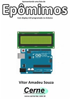Cover Apresentando Uma Lista De Epômimos Com Display Lcd Programado No Arduino (eBook, PDF)