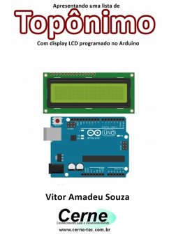 Cover Apresentando Uma Lista De Topônimo Com Display Lcd Programado No Arduino (eBook, PDF)