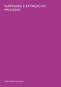 Cover Suspensão E Extinção Do Processo (eBook, PDF)