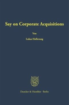 Cover Say on Corporate Acquisitions