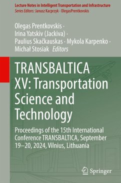 Cover TRANSBALTICA XV: Transportation Science and Technology
