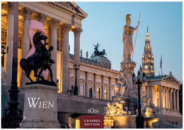 Wien Kalender 2026 - Wandkalender   Fotokalender   Österreich Kalender   Alpenländer 50x35cm Grosses Format - Beeindruckende Bilder von Wien's schönsten Sehenswürdigkeiten