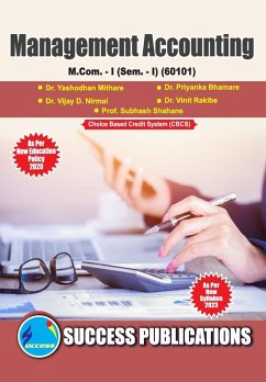 Cover Management Accounting,First Year M.Com,Sem-I-English