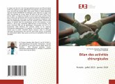 Bilan des activités chirurgicales Bilan des activités chirurgicales