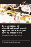 Le operazioni di pianificazione di eventi speciali nelle principali catene alberghiere Le operazioni di pianificazione di eventi speciali nelle principali catene alberghiere