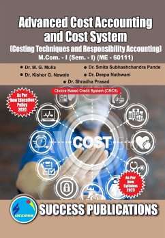 Cover Costing Techniques and Responsibility Accounting,First Year ,M.Com,Sem-I-English