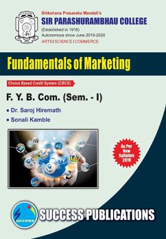 Cover Marketing & Salesmanship (Fundamental of Marketing)(F.Y.B.Com,S.P. College,Sem.-I)