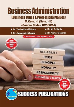 Business Ethics & Professional Value,First Year ,M.Com,Sem-II-English - Yashodhan Mithare, M. G. Mull. . .