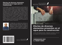 Efectos de diversos elementos presentes en el agua para la construcción Cover Efectos de diversos elementos presentes en el agua para la construcción