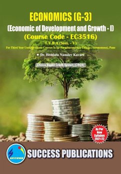 Cover Economics of Development and Growth - I(T.Y.B.A,S.P. College,Sem.-V)