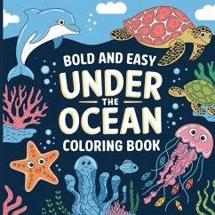 Cover Under the Ocean Coloring Book for Kids Bold & Easy