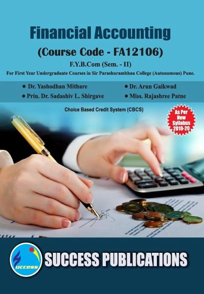 Financial Accounting(F.Y.B.Com,S.P. College,Sem.-II) Financial Accounting(F.Y.B.Com,S.P. College,Sem.-II)