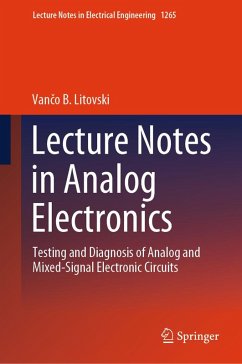 Cover Lecture Notes in Analog Electronics (eBook, PDF)