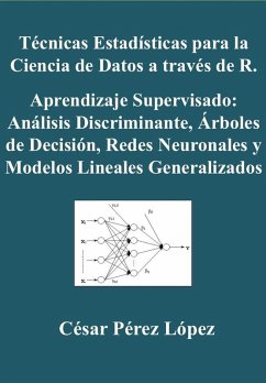 Cover Técnicas Estadísticas para la Ciencia de Datos a través de R. Aprendizaje Supervisado: Análisis Discriminante, Árboles de Decisión, Redes Neuronales y Modelos Lineales Generalizados (eBook, ePUB)
