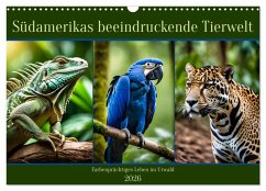 Cover Südamerikas beeindruckende Tierwelt (Wandkalender 2026 DIN A3 quer), CALVENDO Monatskalender