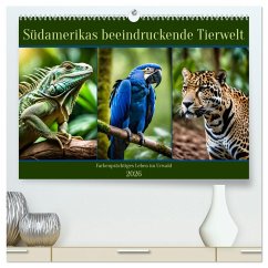 Cover Südamerikas beeindruckende Tierwelt (hochwertiger Premium Wandkalender 2026 DIN A2 quer), Kunstdruck in Hochglanz
