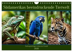 Cover Südamerikas beeindruckende Tierwelt (Wandkalender 2026 DIN A4 quer), CALVENDO Monatskalender