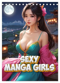 Sexy Manga Girls (Tischkalender 2026 DIN A5 hoch), CALVENDO Monatskalender